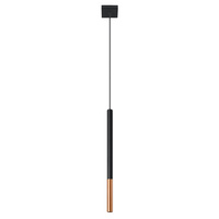 Lampa wisząca MOZAICA 1 czarny/miedź