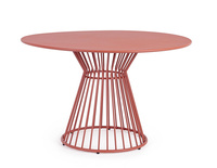 BIZZOTTO stół ogrodowy AUSTIN 120 czerwony