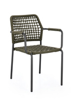 BIZZOTTO krzesło ogrodowe RAJADA zielone