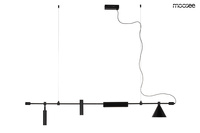 MOOSEE lampa wisząca TECHNICS czarna