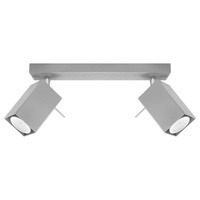 Plafon MERIDA 2 szary