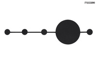 MOOSEE lampa ścienna SHADOW HANG z wieszakiem czarna