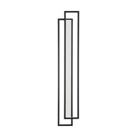 Lampa ścienna SYMMETRY-160 LED czarna 160 cm