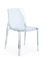 BIZZOTTO krzesło ogrodowe ADELE transparentne