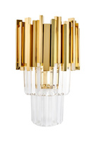MOOSEE lampa ścienna IMPERIAL WALL GOLD   - stal, kryształ