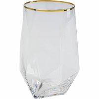 KARE komplet 4 szklanek DIAMOND RIM 510   ml