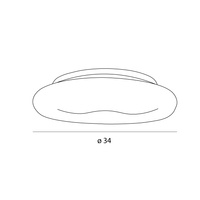 MAXLIGHT C0233 PLAFON DUO 34CM