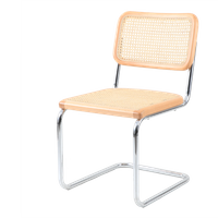 Krzesło VIENNA rattanowo chromowane