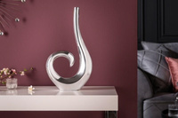 INVICTA wazon WAVE 50 srebrny - aluminium