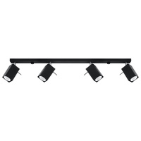 Plafon MERIDA 4L czarny