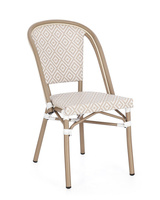 BIZZOTTO krzesło ogrodowe SILVEIRA beżowe