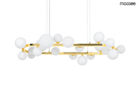 MOOSEE lampa wisząca ALURE OVAL 120       złota/mleczna